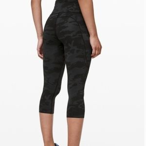 lululemon athletica Black Camo Leggings